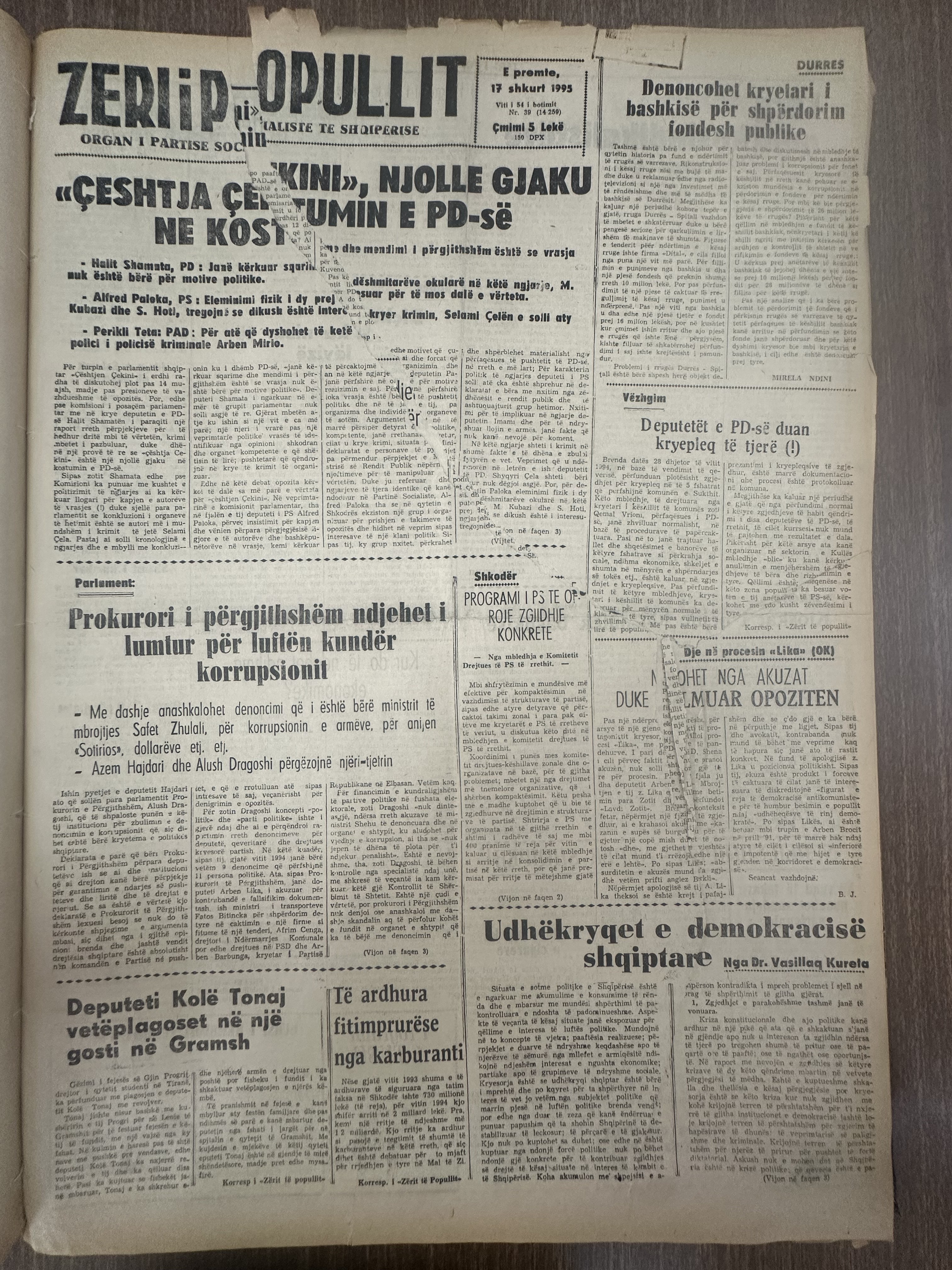 Zëri i Popullit 1998-02-13